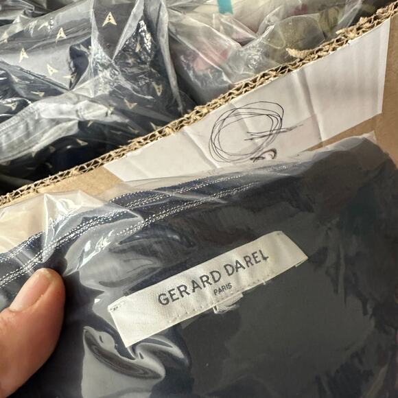 Gerard Darel Striped Bateau Neckline Sweater Size XL - Picture 11 of 11